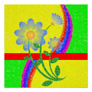 Pôster Cartaz Floral