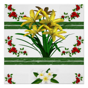 Pôster Cartaz Floral