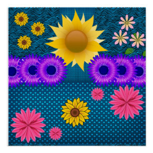 Pôster Cartaz Floral