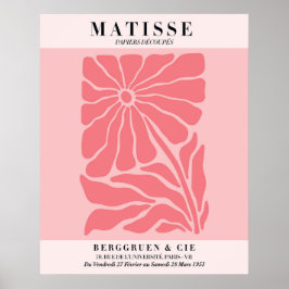 Poster Cartaz Floral Rosa Corado | Arte de Parede no Esti