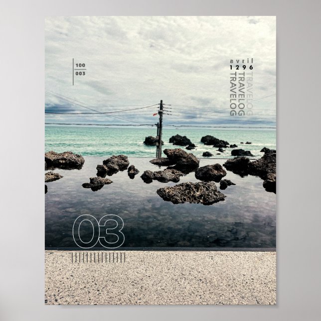 Poster cartaz fosco travelog_3 (Frente)