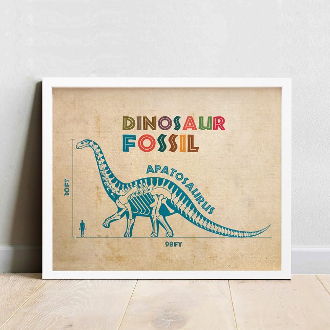 Poster Cartaz Fóssil de Dinossauro 6 (Criador carregado)
