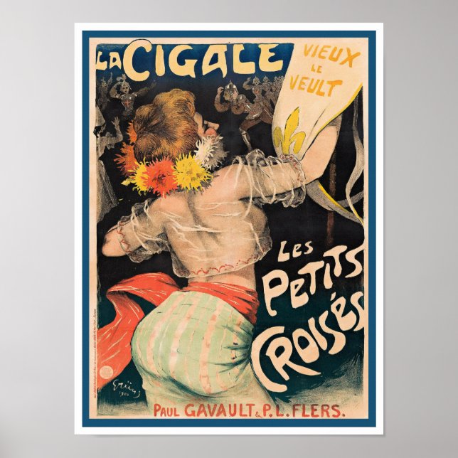Poster Cartaz francês c1900 (Frente)