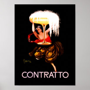 Pôster Cartaz francês "Contratto" de Leonetto Cappiello d