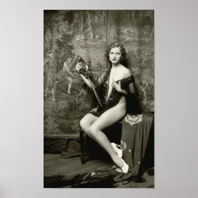 Poster Cartaz francês no início dos anos 1900 (Frente)