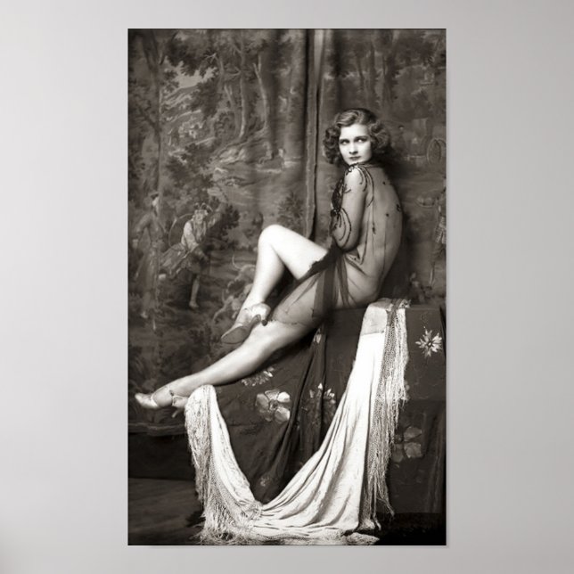 Poster Cartaz francês no início dos anos 1900 (Frente)