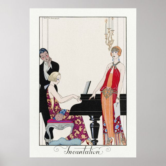 Poster Cartaz George Barbier (Frente)