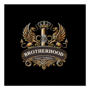 Pôster Cartaz Glossy da Brotherhood Cigar Company