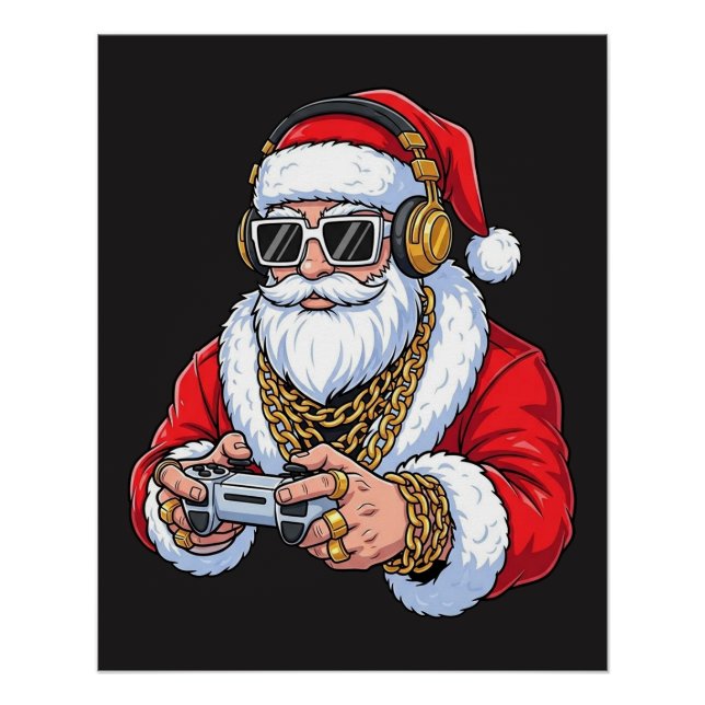 Pôster Cartaz Glossy de Natal (Frente)