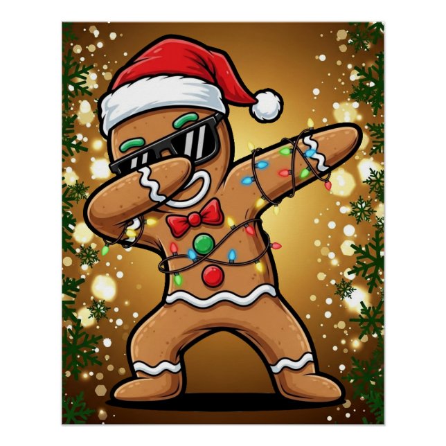 Pôster Cartaz Glossy de Natal (Frente)