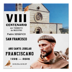 Pôster Cartaz Glossy de São Francisco de Assis