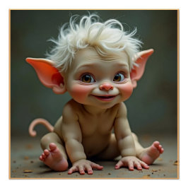 Pôster Cartaz Glossy Troll Bebê Gad
