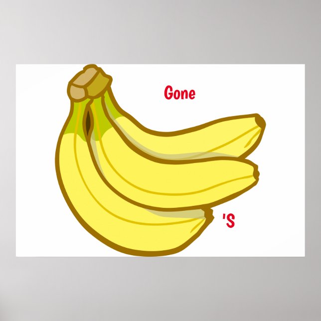 Poster Cartaz Gone Bananas (Frente)