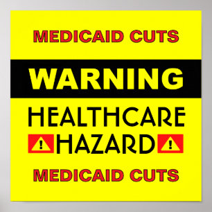 Poster Cartaz Healthcare Hazard™