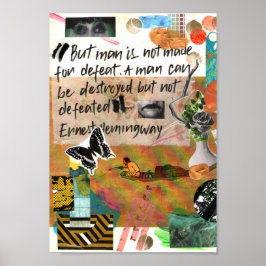 Poster Cartaz Hemingway