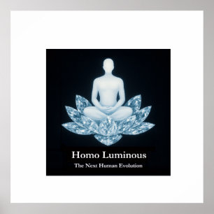 Poster Cartaz Homo Luminoso