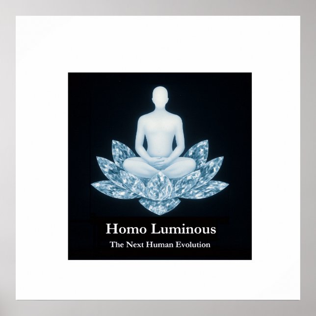 Poster Cartaz Homo Luminoso (Frente)