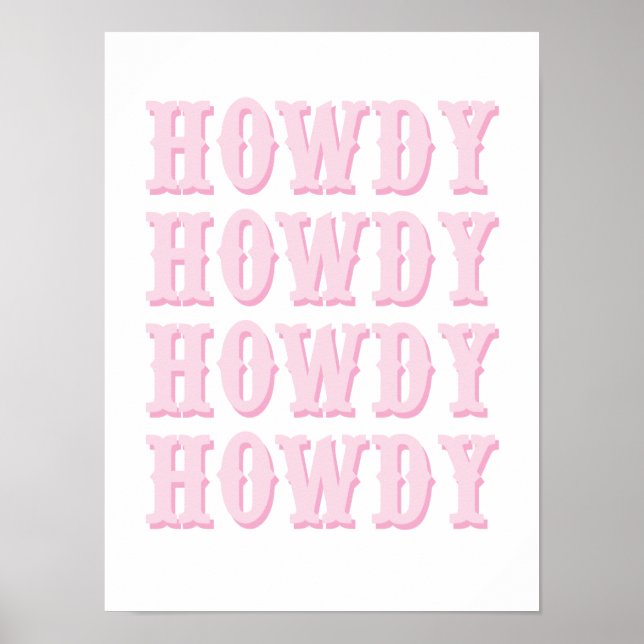 Poster Cartaz Howdy (Frente)
