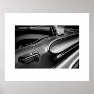 Poster Cartaz impresso do B&W Mercury Turnpike Cruiser