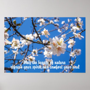 Pôster Cartaz inspirador Árvore de Flores