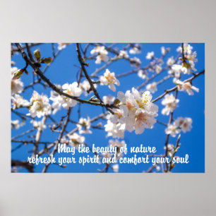 Pôster Cartaz inspirador Árvore de Flores
