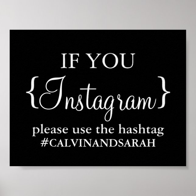 Pôster Cartaz | Instagram (Frente)