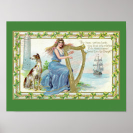 Poster Cartaz Irlandês Erin Mavourneen