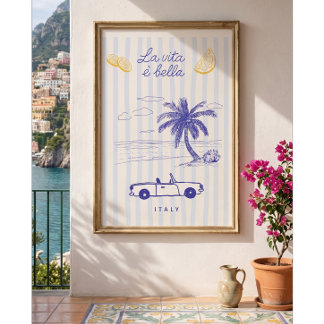Poster Cartaz Italiano La Vita È Bella