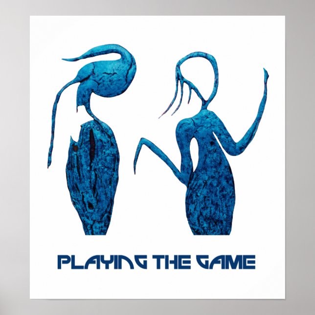 Pôster Cartaz Jogando O Jogo (Frente)