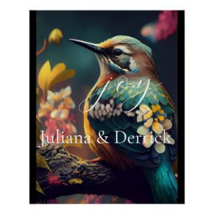 Pôster Cartaz Khem Hummingbird Glossley 20 x 25
