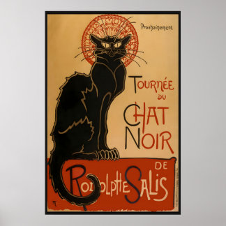 Poster Cartaz Le Chat Noir – Arte de Théophile Steinlen