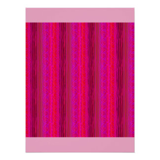 Pôster cartaz “LISTRAS BRILHANTES” em rosa quente