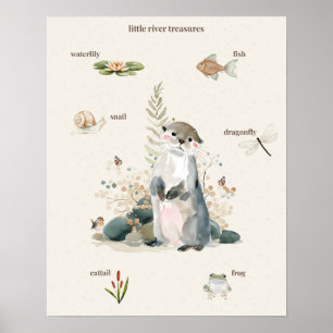 Poster Cartaz Little River Treasures