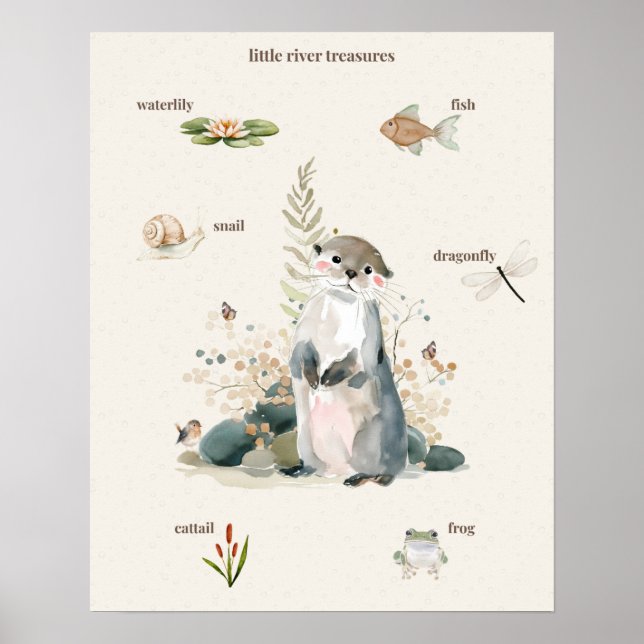 Poster Cartaz Little River Treasures (Frente)