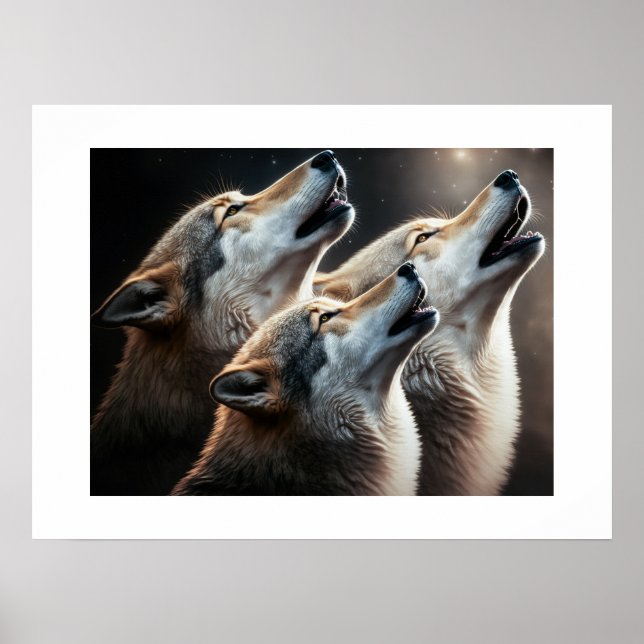 Poster Cartaz Lobos de Yellowstone (Frente)