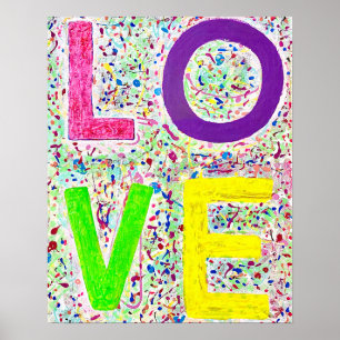 Poster Cartaz LOVE 16 x 20