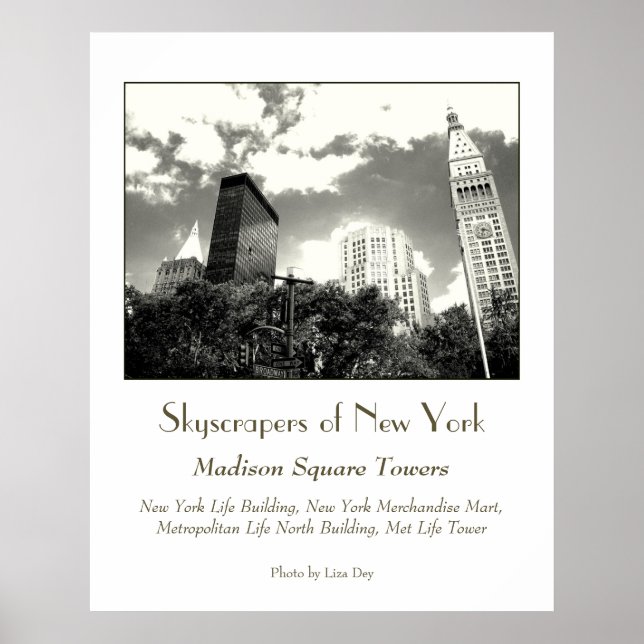 Pôster Cartaz 'Madison Square Towers' (Frente)
