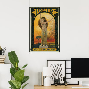 Poster Cartaz Mágico Vintage, Ionia A Encantadora
