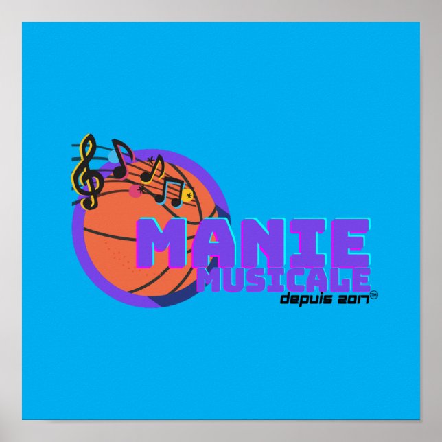 Poster Cartaz Manie Musicale (Frente)
