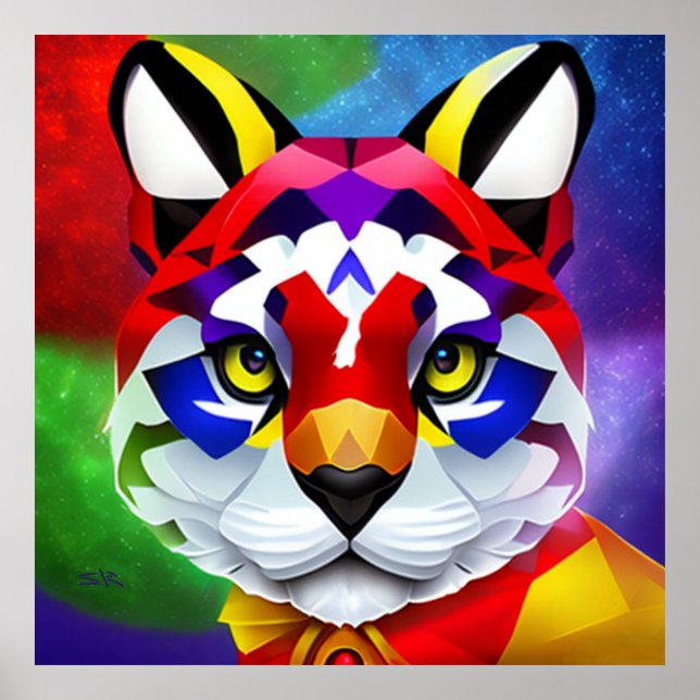 Poster Cartaz matte do Gato de Alexander (Frente)