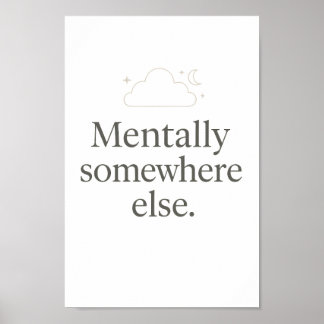 Poster Cartaz Minimalista Estético – Citação Relatable