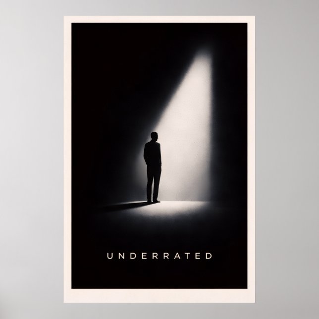 Poster Cartaz Minimalista Subestimado (Frente)