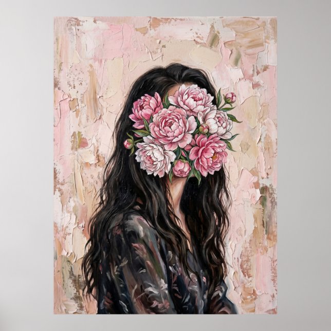 Poster Cartaz Mulher em Flor (Frente)