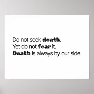 Poster Cartaz Não Procure a Morte