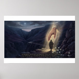 Poster Cartaz Não Temas, Porque Eu Estou Contigo | Isaías