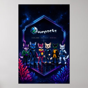 Poster cartaz Neonpacks