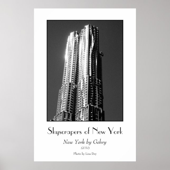 Pôster Cartaz 'New York by Gehry' (Frente)