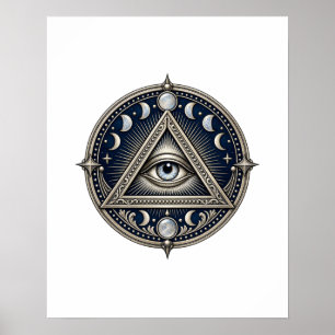 Poster Cartaz Olho de Prata Lunar