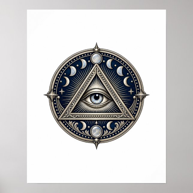 Poster Cartaz Olho de Prata Lunar (Frente)