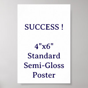 Poster Cartaz Padrão Semi-Brillo 10x15 cm